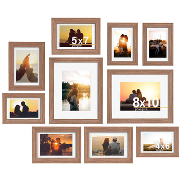 Picture Frames Collage Wall Decor, Gallery Wall Frame Set of 10