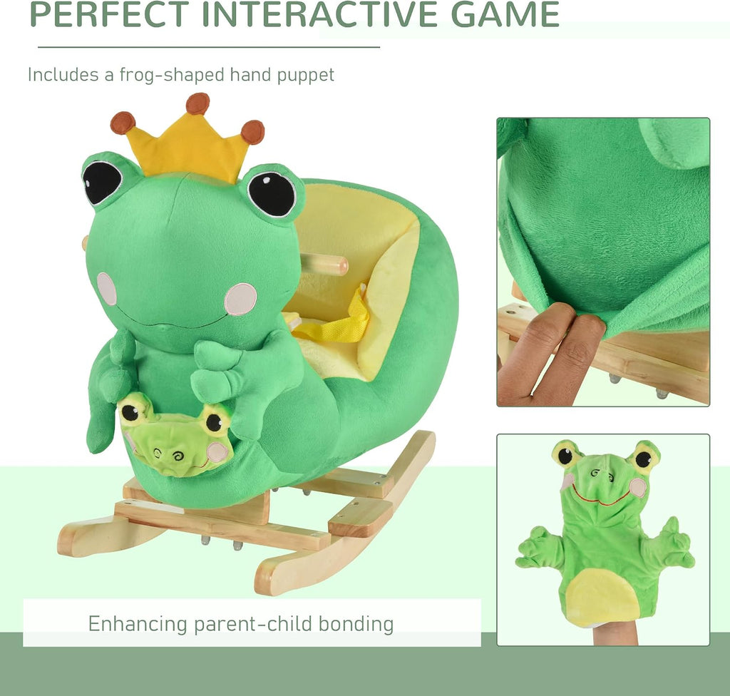 Kids Ride-On Rocking Horse Toy Frog Style Rocker 18-36 Months