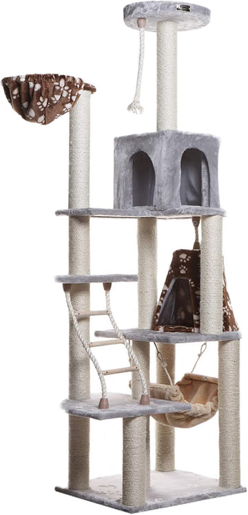 Cat Tree, Silver Gray
