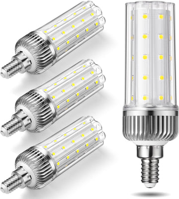 E12 LED Bulb,20W LED Candelabra Bulbs,150 Watt Equivalent, Daylight White 6000K Chandelier Bulb, E12 Base Ceiling Fan