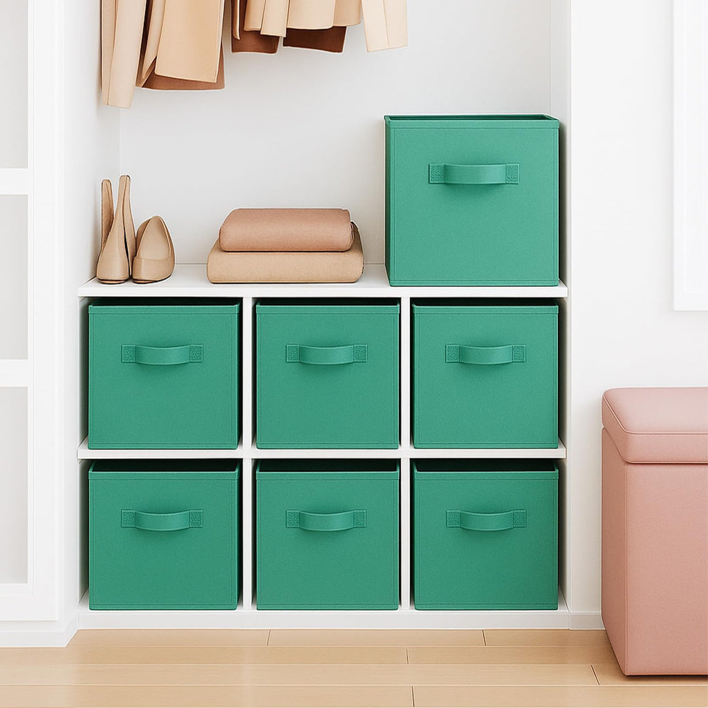 Storage Bins, Foldable Fabric Storage Cubes And Cloth Storage