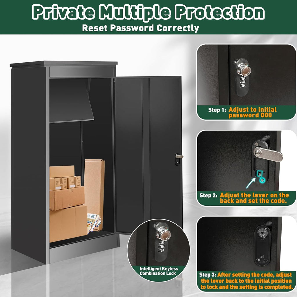 Package Delivery Boxes Drop Boxes with Secure Storage