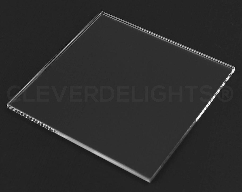 4" Square Glass Tiles - 5 Pack