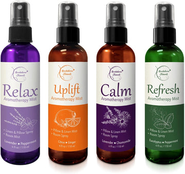 Aromatherapy Mist Pillow Spray - Set of 4