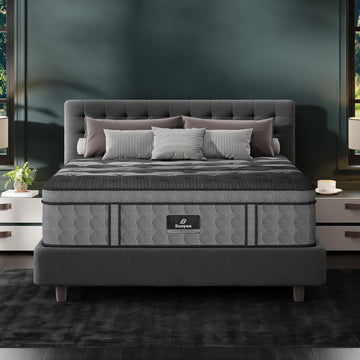 California King Mattress, 12 Inch Luxury Hybrid Cal King Mattress in a Box | Hotel-Level Design, Cooling Gel Memory