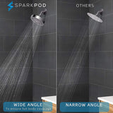 Shower Head - High Pressure Rain - Premium Quality Luxury Design