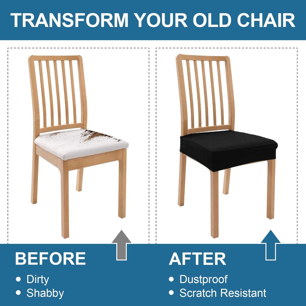 Waterproof Seat Covers Chairs, Set of 6