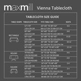 Jacquard Table Cloth Damask Design Water Proof Wrinkle Free Heavy Weight Soft Tablecloth Decorative 