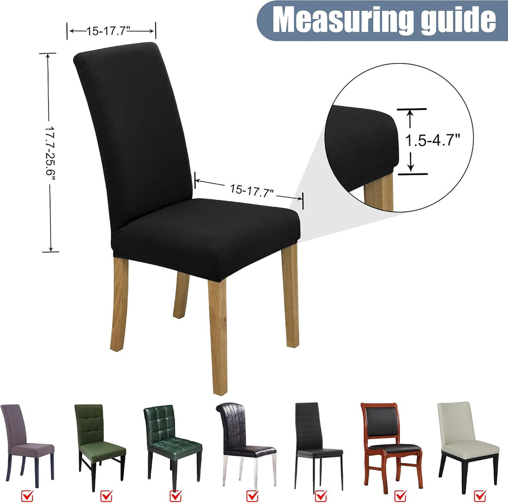Dining Chair Covers, Stretch Seat Covers, Washable Furniture Protector
