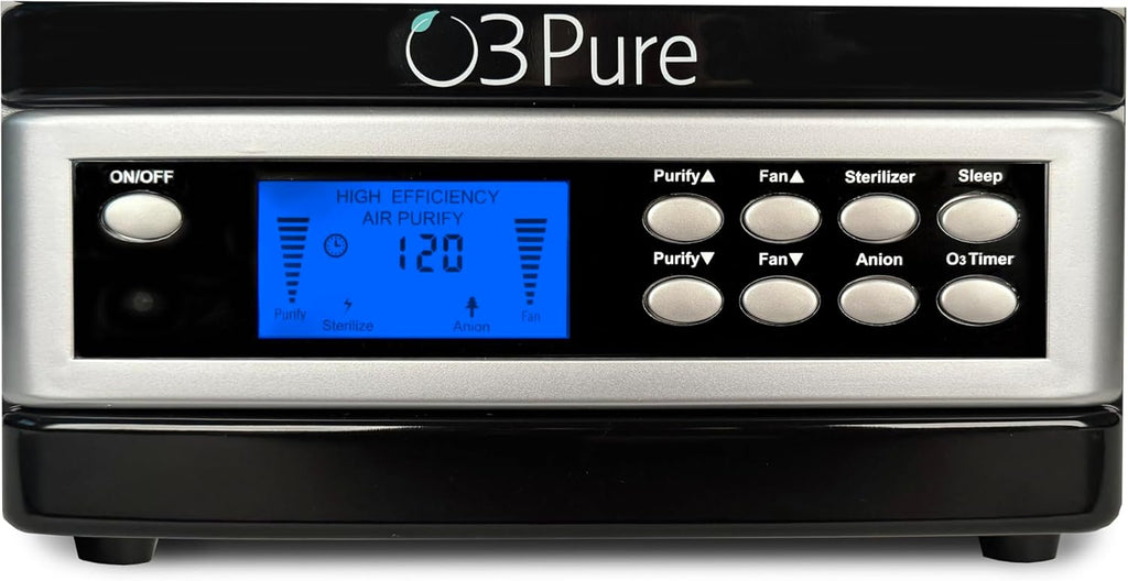 Whole Home Ozone and Ionizer Air Purifier with UV HEPA PCO and Carbon Filtration