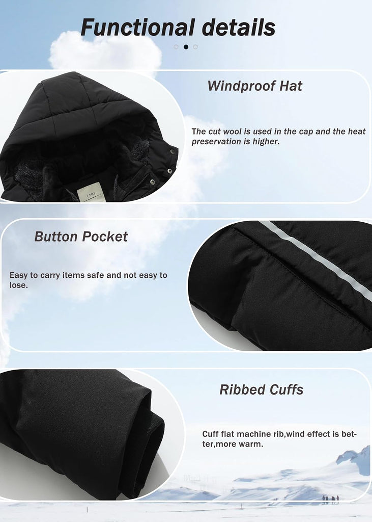 Kids Boy's Puffer Cotton Jacket