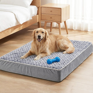 Orthopedic Washable XL Extra Large Dog Beds for Senior Dogs, Grey