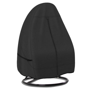 Waterproof Patio Hanging Egg Chair Cover, Black