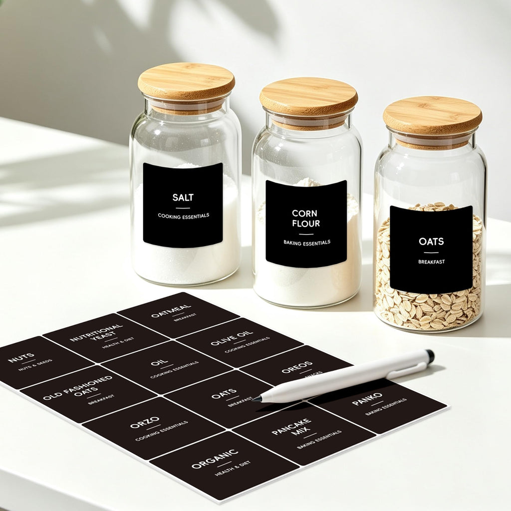 276 Pantry Labels for Food Containers