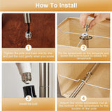 Floor Lamp, Color Temperature Adjustable Column Tall Lamp