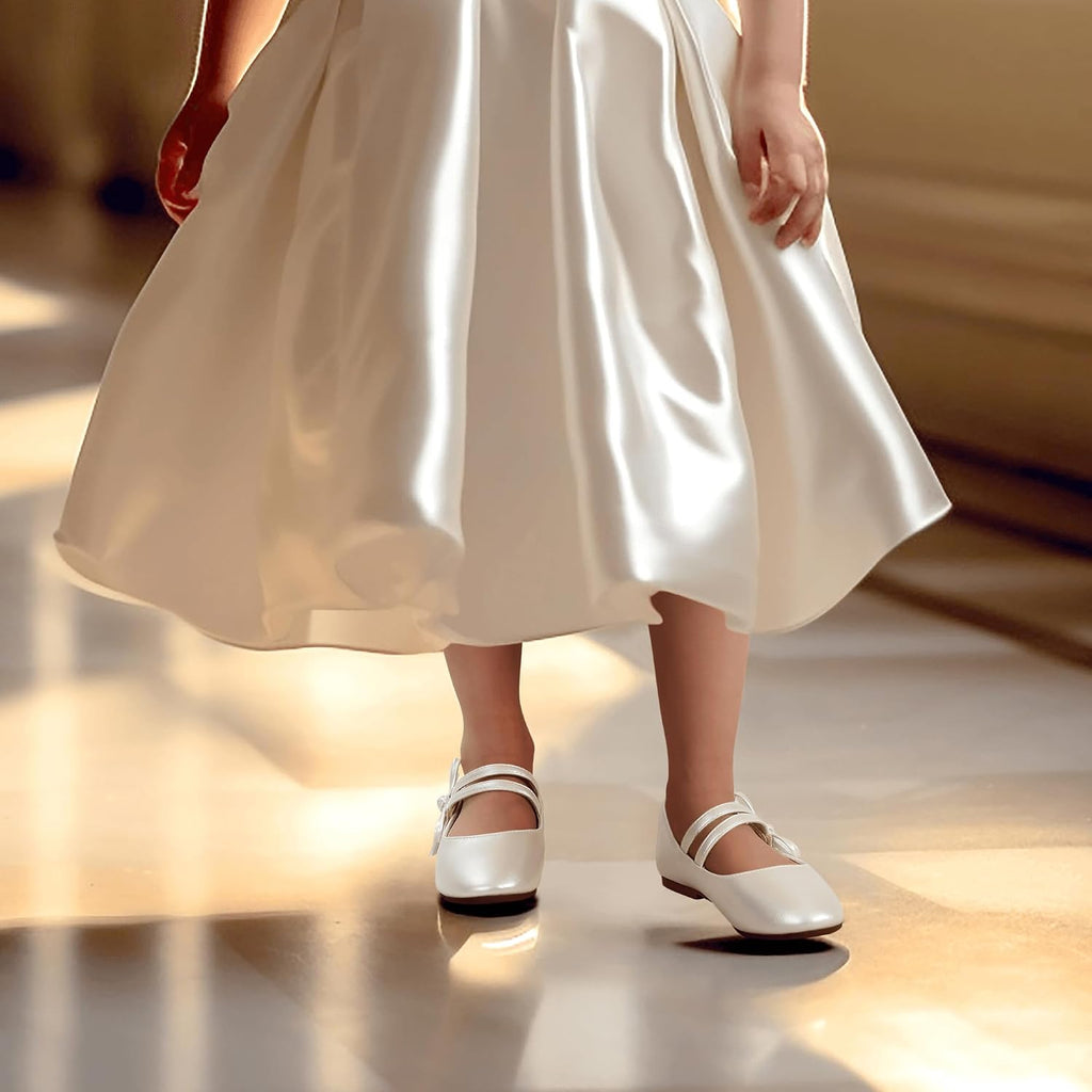 Girls Dress Shoes Kids Mary Jane Toddler Ballet Flats