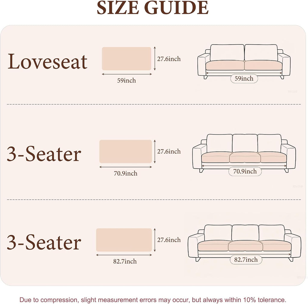 Couch Cover for Dogs, Washable Sofa Covers for 3 Cushion Couch