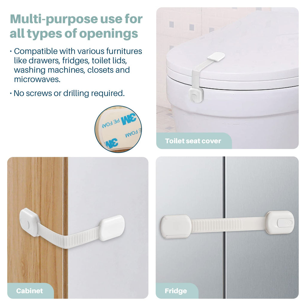 Deluxe Baby Proofing Kit 50pc, Upgraded Version Baby Safety Products