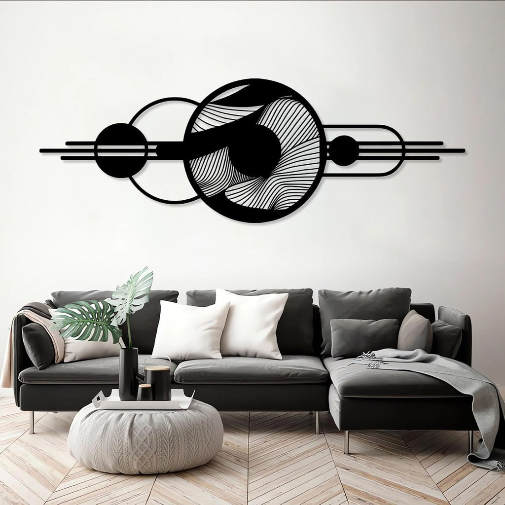 Abstract Metal Wall Decor, Geometric Wall Sculpture, Geometric Abstract Wall Art, Modern Luxury Metal Hanging, Modern