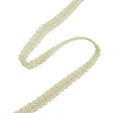 Gimp Braid Trim, Beige, 1/2 Inch, 14 Yards