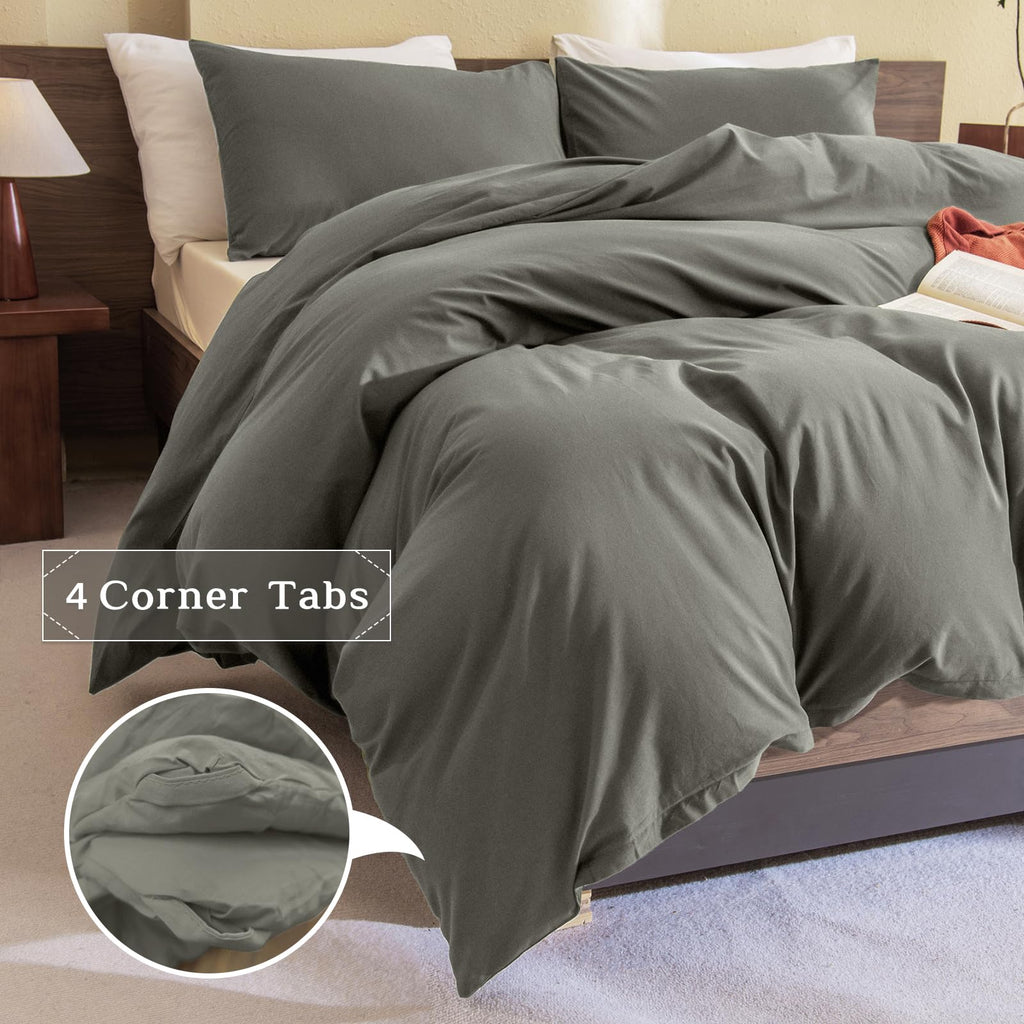 Green King Size Comforter Set, Cotton Lightweight Fluffy Ultra Soft Boho Bedding Comforter Sets 3 Pieces(1 Comforter