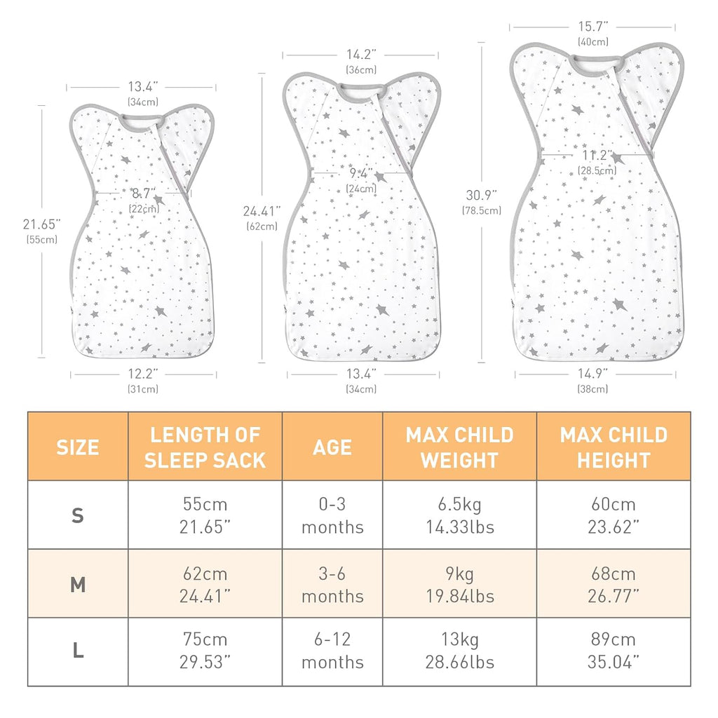 Cotton Baby Sleep Sacks Swaddles Boy Girl Soft