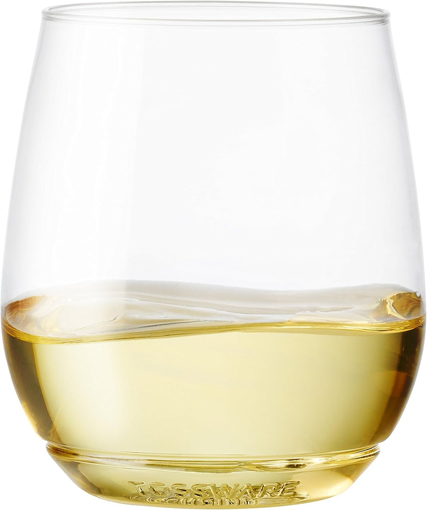 POP 14oz Vino SET OF 12, Recyclable, Unbreakable & Plastic Wine Glasses, 12 Count (Pack of 1)