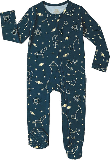 Footie Romper Pajamas Unisex Infant Pjs Soft Rompers Viscose from Bamboo Sleepwear