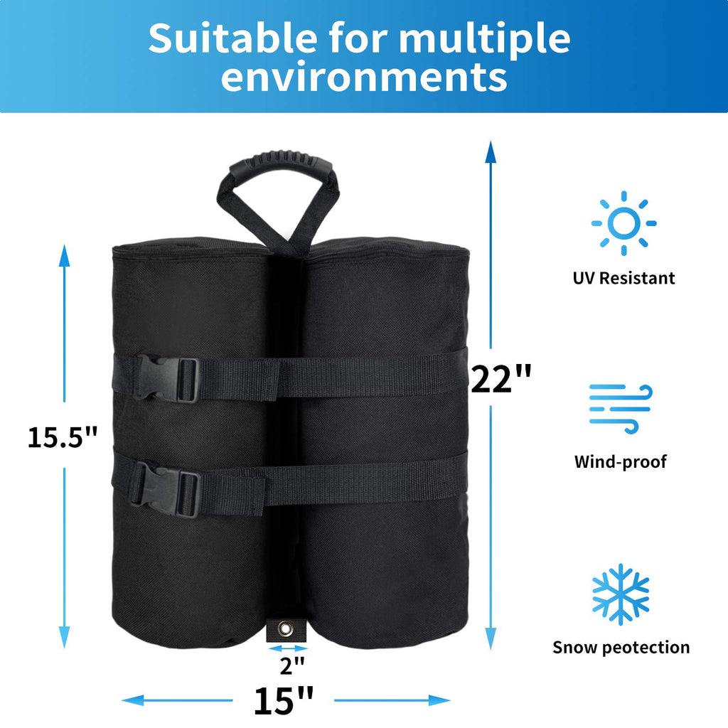 Canopy Weights Sandbags Set of 4, Capacity (Without Filler)