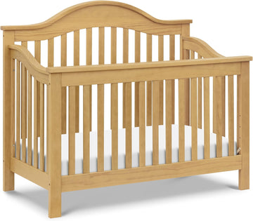 Jayden 4-in-1 Convertible Crib in Honey, Greenguard Gold and FSC Certified | Converts to Toddler Bed, Daybed &