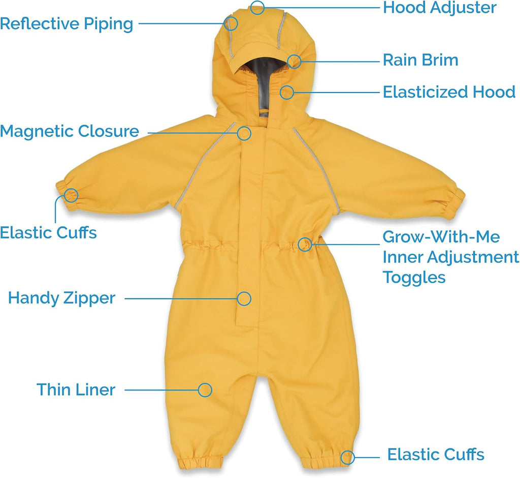 Puddle-Dry Rain Play Suit for Toddlers