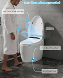 TOTTE Smart Toilet with Bidet Built-in, Auto Open/Close Lid