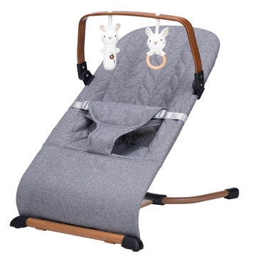 Portable Baby Bouncer, Bouncer Seat for Babies 0-12 Months, 3 Recline Positions, Foldable Baby Rocker Chair