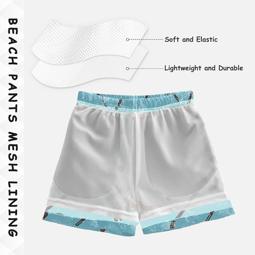 Cute Boys' Board Shorts Toddler Teens Swim Trunk Girls Beach Swimwear Bathing Suit