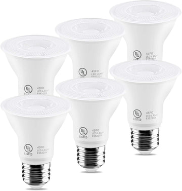 7W Par20 LED Bulb (50W Equivalent), UL Listed, 5000k Daylight White Dimmable Flood Bulbs Lights, 500 Lumens, E26