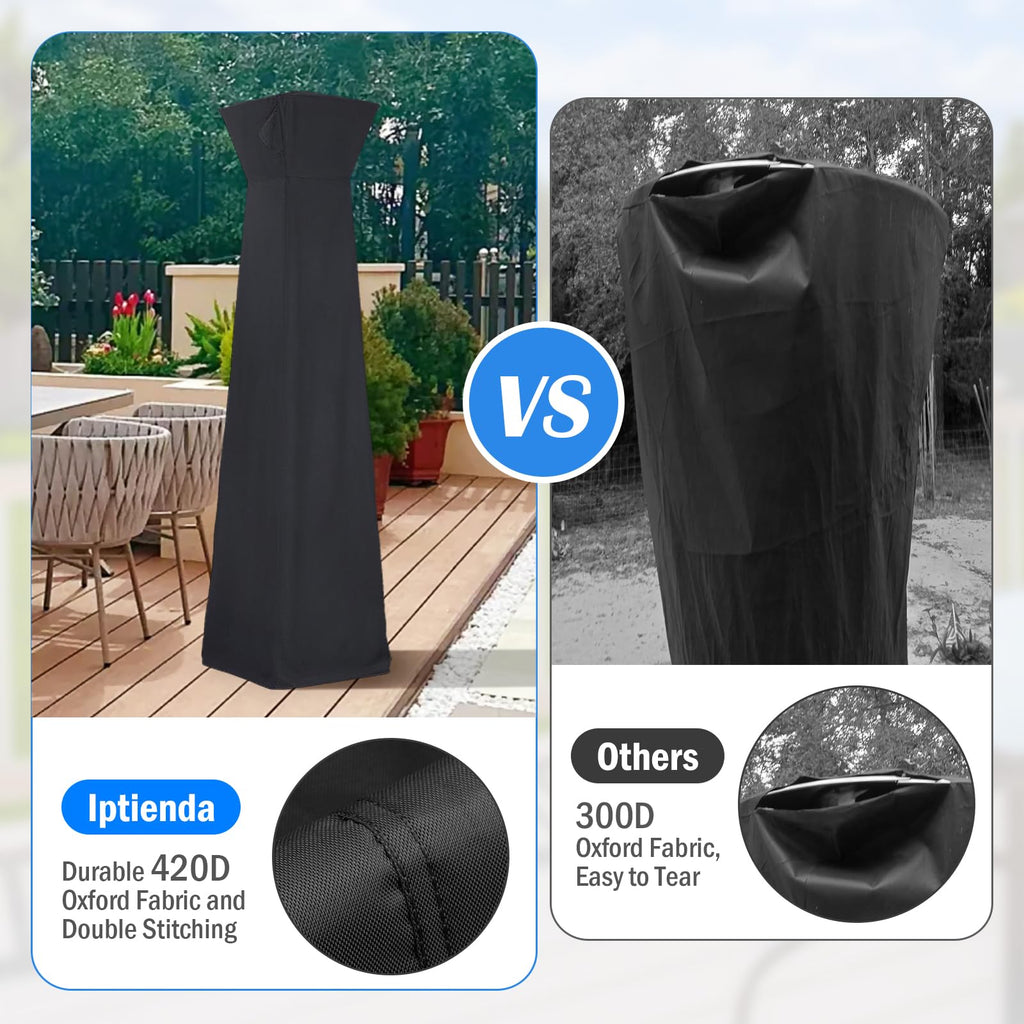 Patio Heater Cover Waterproof, Outdoor Heater Covers-87x21x24in
