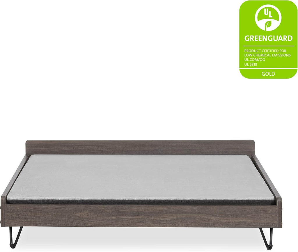Chase Wooden Dog Bed with Calming Mattress, Elevated Pet Ded, Large