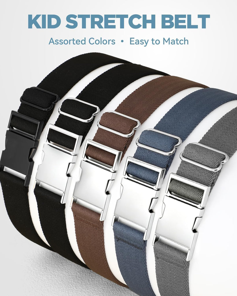 Kids Stretch Belt Adjustable Elastic Belt for Boys Girls Kids