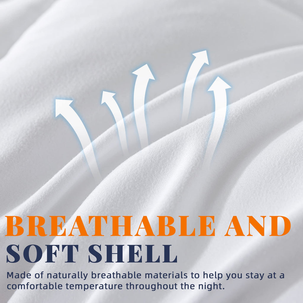 Down Alternative Comforter White Full Size - All Season Duvet Insert