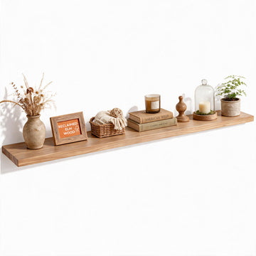 72 Inch Floating Shelves for Wall, Flat Edge Wall Shelves 1 Pack