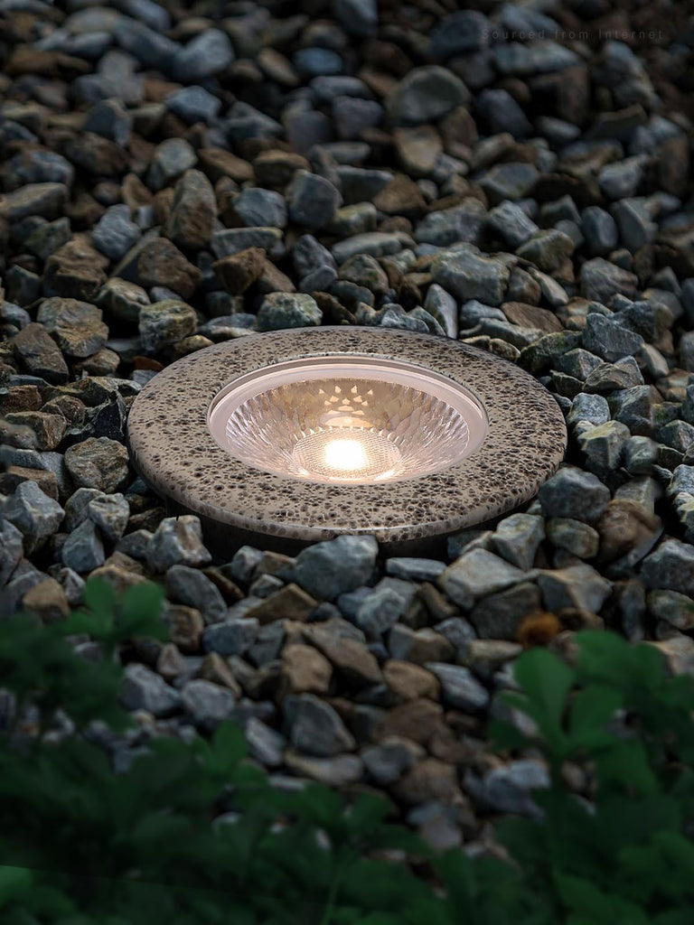 7W 3000K Well Lights In Ground Outdoor, Rock Color