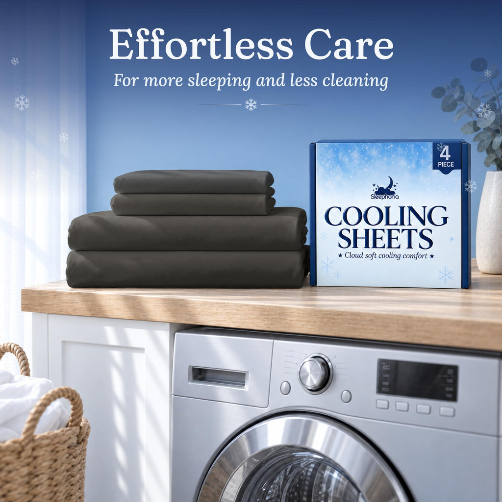 Cooling Sheets - BreezeWeave 3 PC Twin Size Cooling Bed Sheets for Hot Sleepers & Deep, Cool - Cloud Soft, Silky