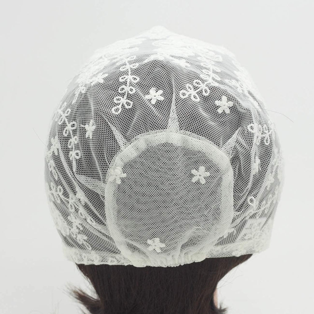 White Lace Baby Bonnet Toddler Bonnets Infant Girl Cap Summer Hat