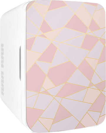 10L Mini Fridge for Bedroom - Car, Office Desk & Dorm Room 12v Portable Cooler Warmer Food, Drinks, Skincare, Beauty