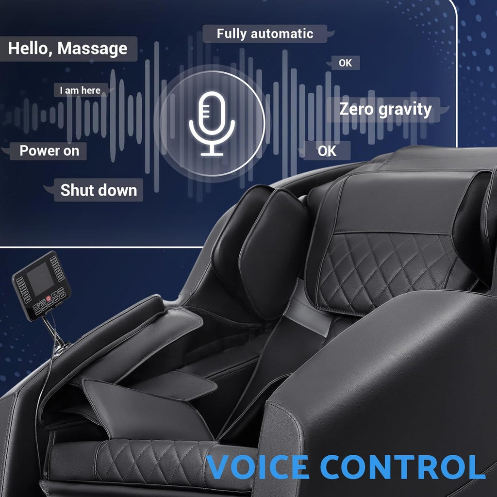 Massage Chair, Zero Gravity Full Body Massage Chair, Shiatsu Recliner with 14 Massage Points, Lumbar & Calf Heating