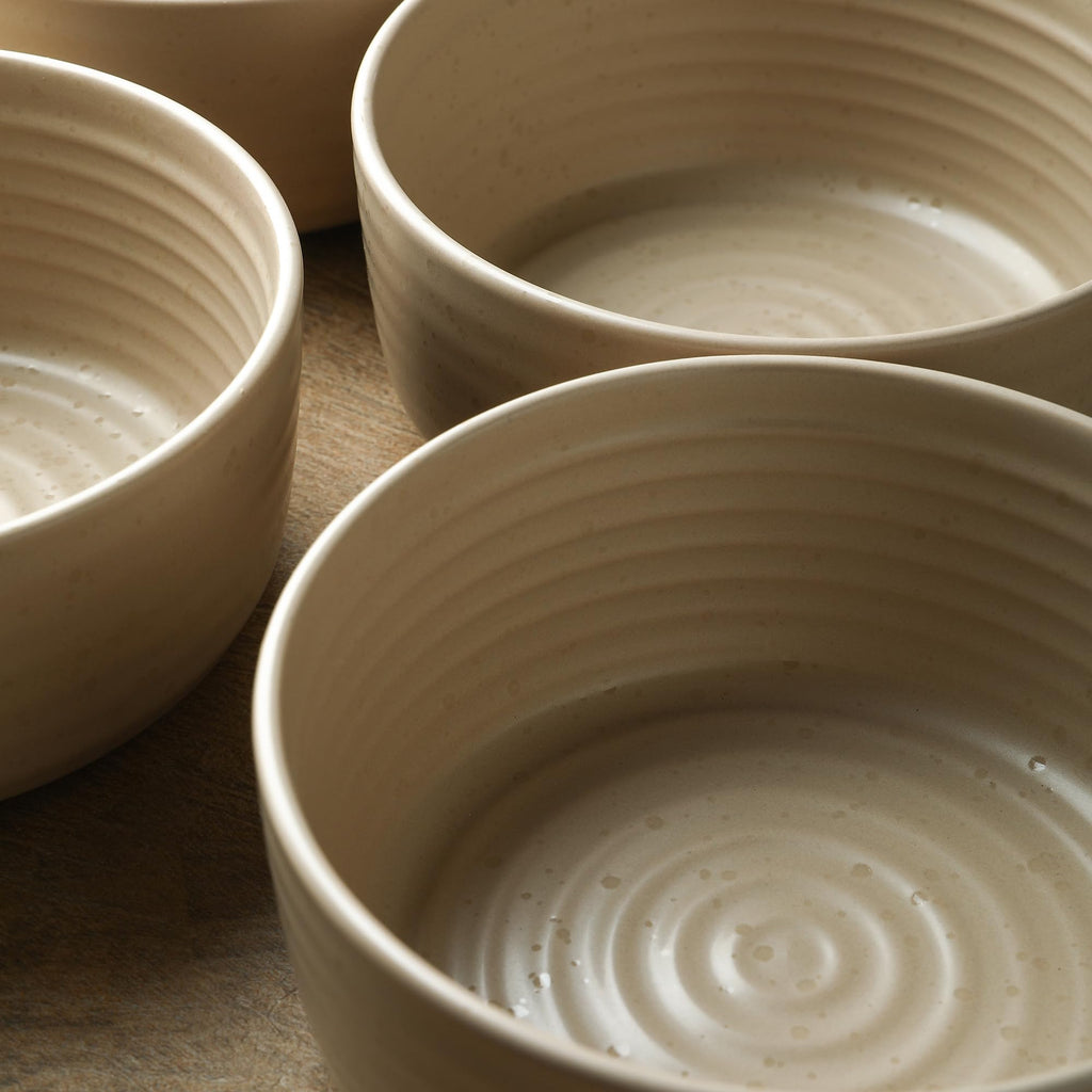 Ion 12-Piece Dinnerware Set Stoneware, Beige