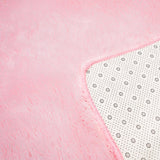 4x6 Fluffy Shag Area Rug, Ultra Soft Non-Slip Carpet for Dorm Nursery Pink