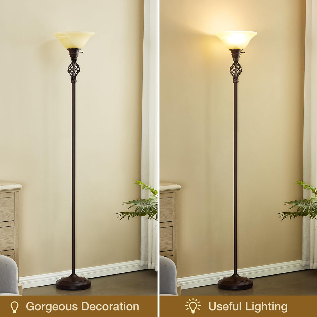 Torchiere Floor Lamp, LED Standing Reading Light