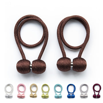 Magnetic Curtain Tiebacks 2pcs, Curtain Buckles Holders Living Room Home Window Treatment Decorative, Thicken