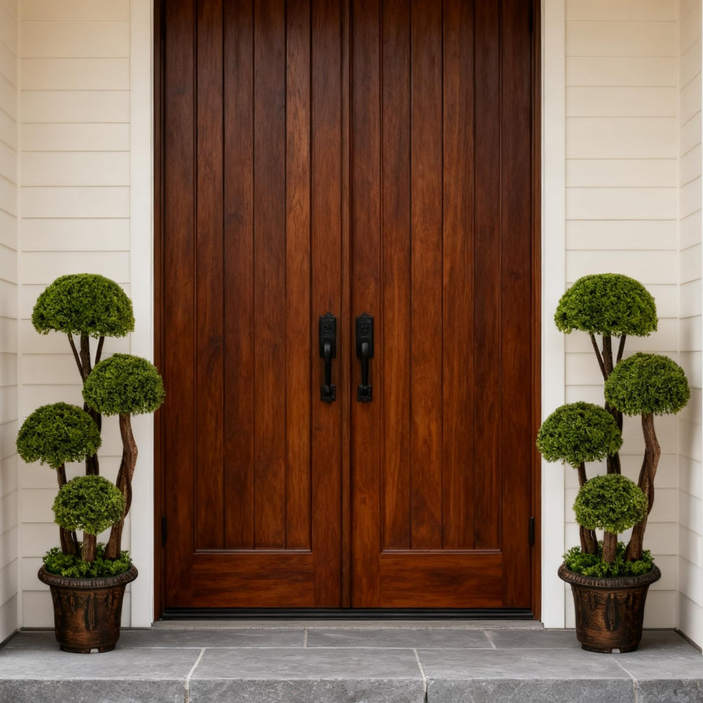 3FT Artificial Cypress Topiary Ball Tree Porch